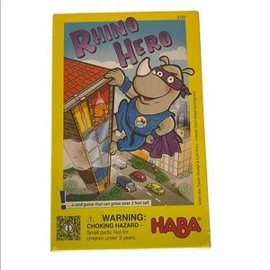 Rhino Hero Board Game HABA - Brand New Sealed.